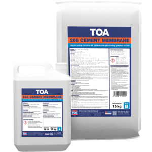 CHỐNG THẤM 2 THÀNH PHẦN GỐC XI MĂNG TOA 268 CEMENT MEMBRANE