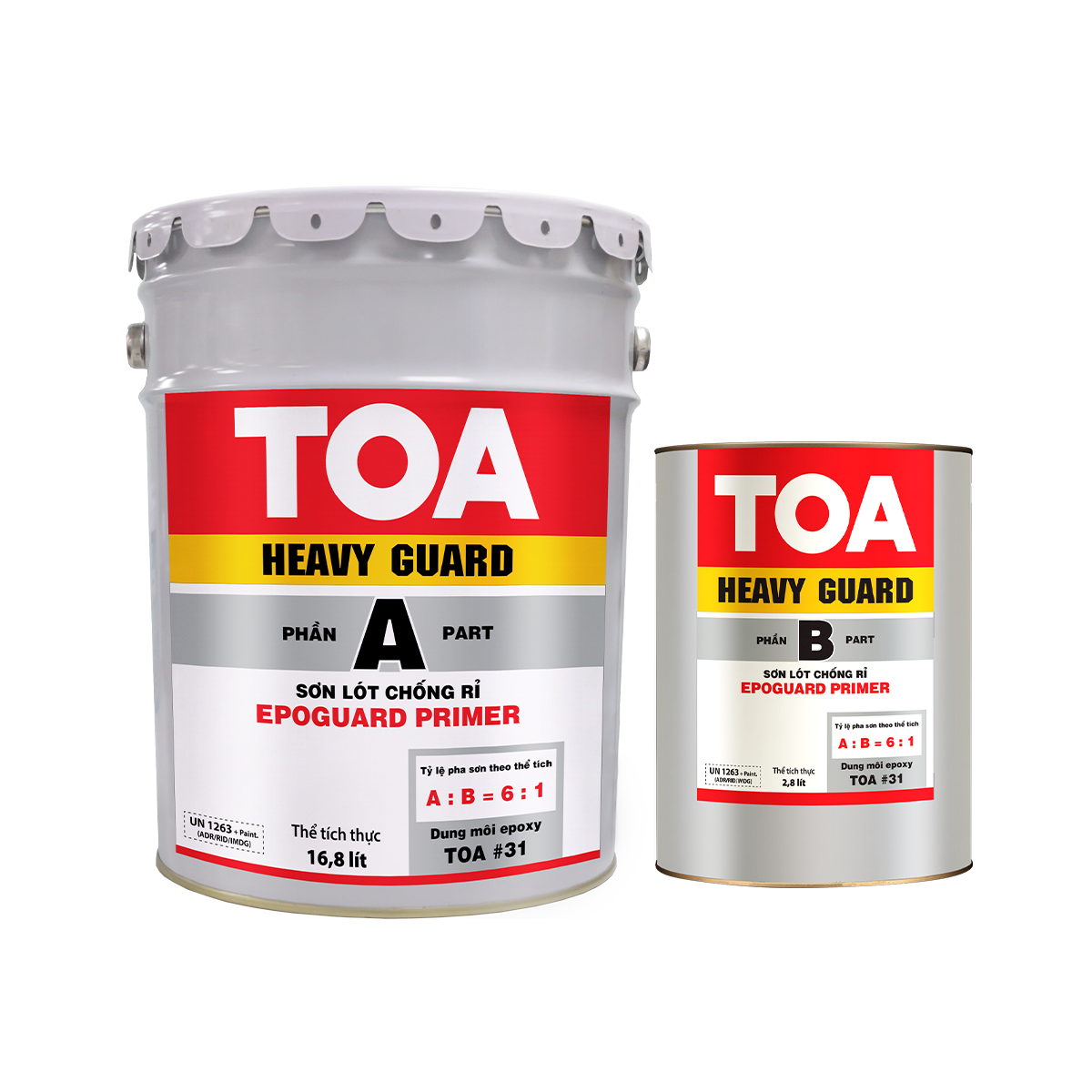 EPOGUARD PRIMER - SƠN LÓT CHỐNG RỈ EPOXY 2 THÀNH PHẦN