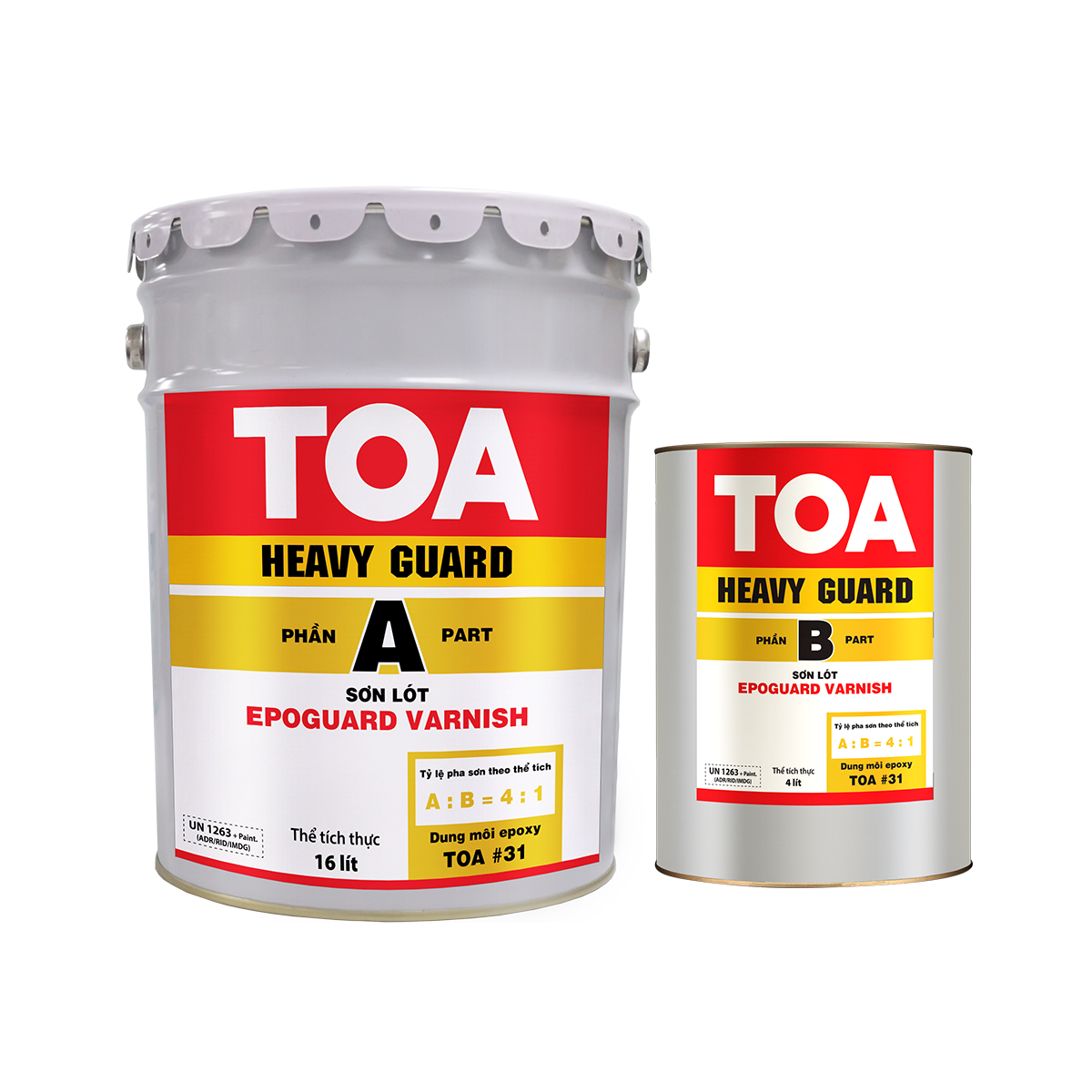EPOGUARD VARNISH - SƠN LÓT EPOXY HAI THÀNH PHẦN DÙNG CHO BỀ MẶT BÊ TÔNG