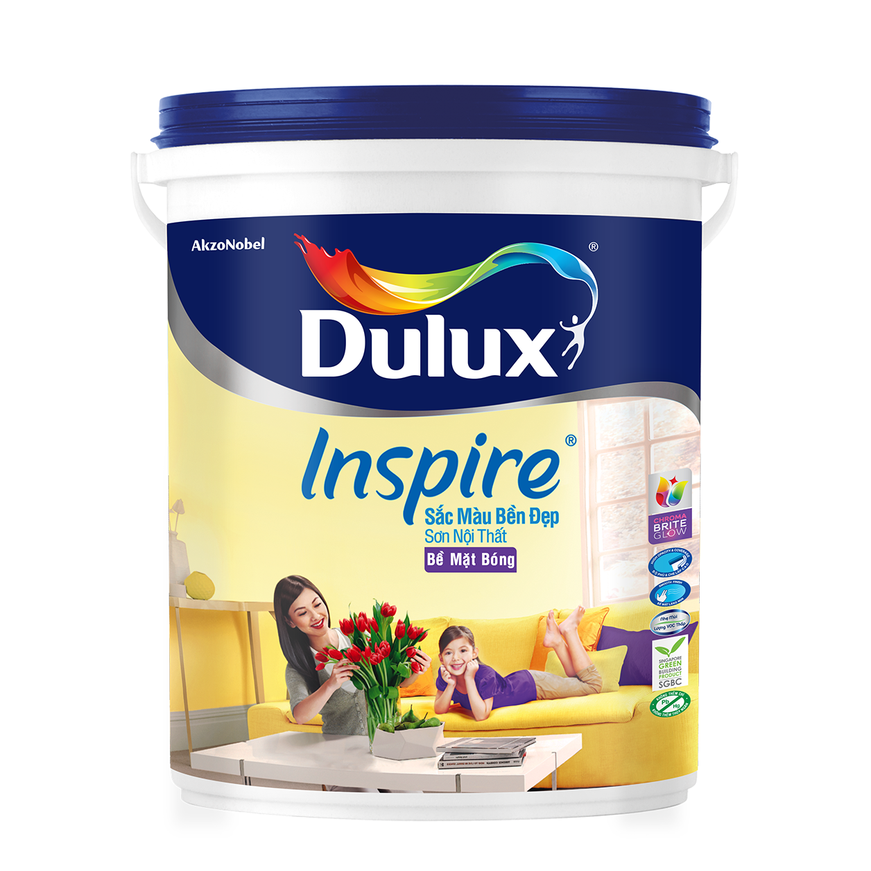 SƠN NỘI THẤT KINH TẾ DULUX INSPIRE 39AB BỀ MẶT BÓNG