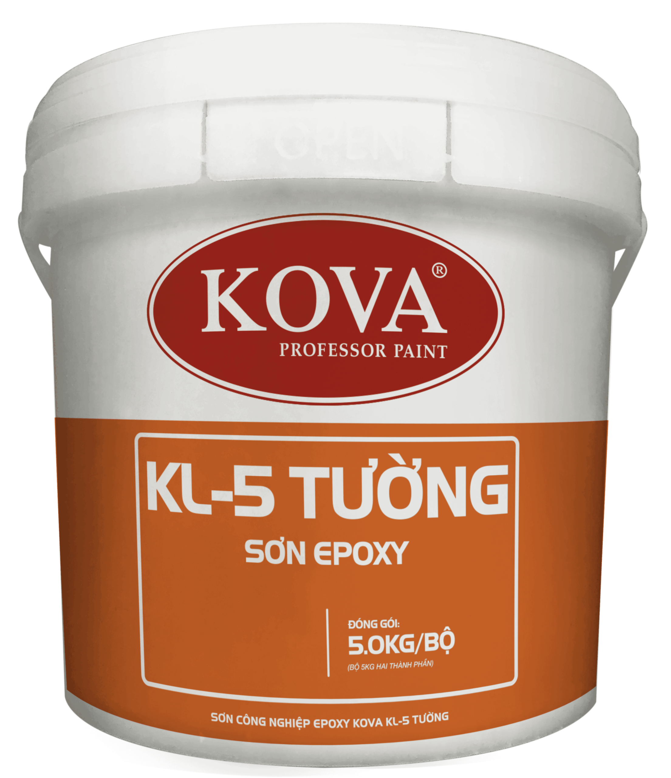 SƠN CÔNG NGHIỆP EPOXY KOVA KL-5 TƯỜNG