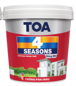 SƠN NƯỚC NGOẠI THẤT TOA 4 SEASONS SATIN GLO (BÓNG MỜ)
