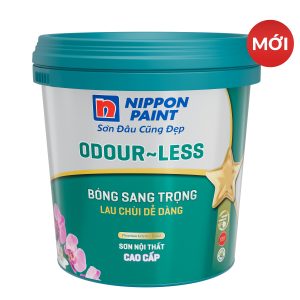 SƠN NƯỚC NỘI THẤT NIPPON ODOUR LESS BÓNG SÁNG TRỌNG