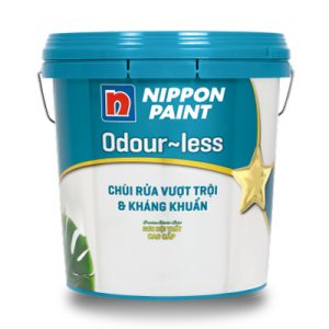 SƠN NƯỚC NỘI THẤT NIPPON ODOUR LESS CHÙI RỬA VƯỢT TRỘI & KHÁNG KHUẨN