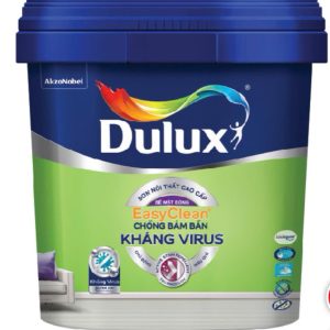 DULUX EASYCLEAN CHỐNG BÁM BẨN KHÁNG VIRUS E017B BỀ MẶT BÓNG